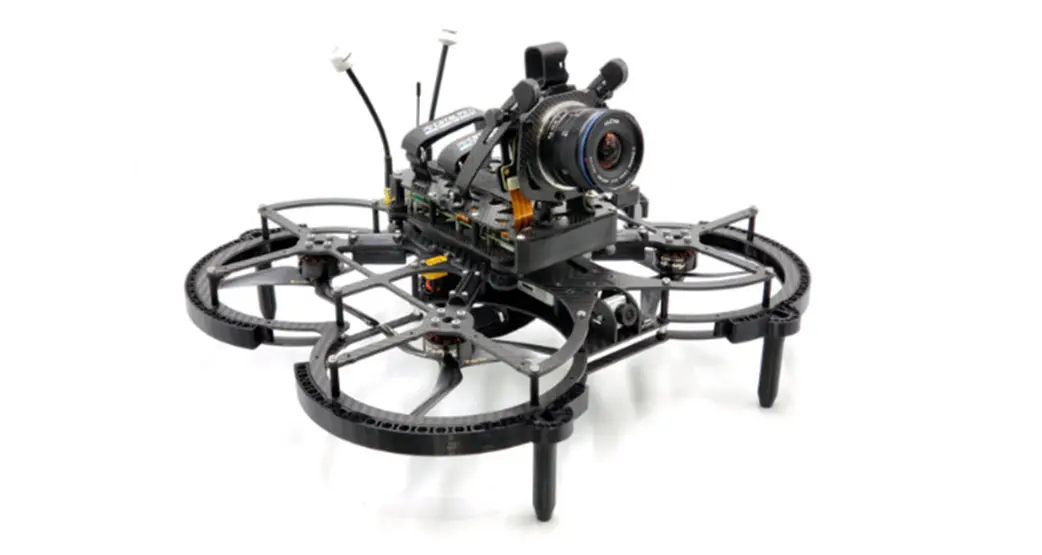 Caratteristiche tecniche del drone 5 inch with "naked" Black Magic cinema camera 4k